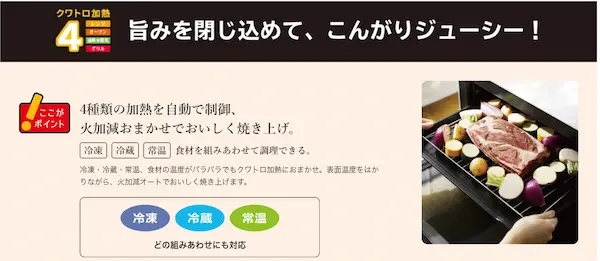 日立MRO-W1D 熱風旨み焼き[冷凍・冷蔵・常温]