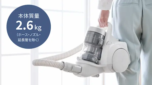 Panasonic MC-SR640K 本体重量