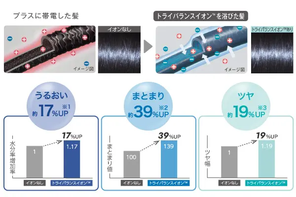 TESCOM NIB400B トライバランスイオン