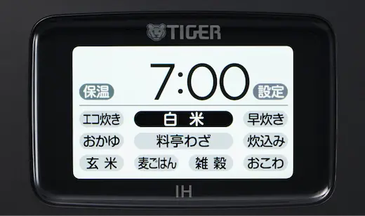 TIGER JRT-A100 スムーズタッチディスプレイ