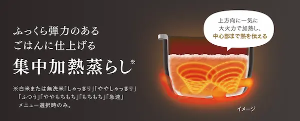 象印 NW-NC10 集中加熱蒸らし